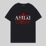 AMIRI GLITTER POISON LOGO SKATER T-SHIRT