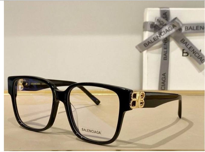 BALENCIAGA BB0104O001 SQUARE-FRAME GLASSES