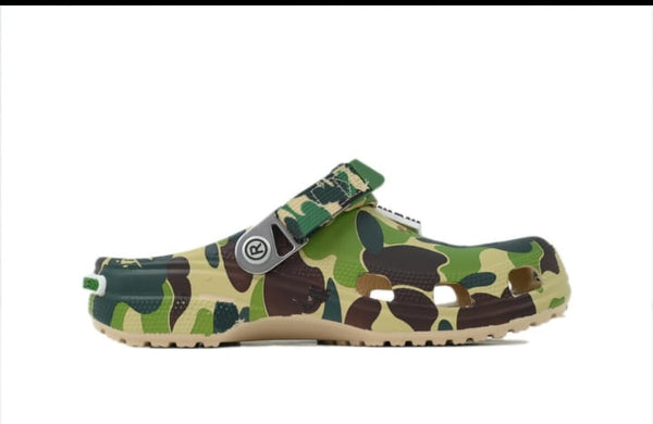 BAPE X CROCS CLASSIC CLOG ABC CAMO-GREEN