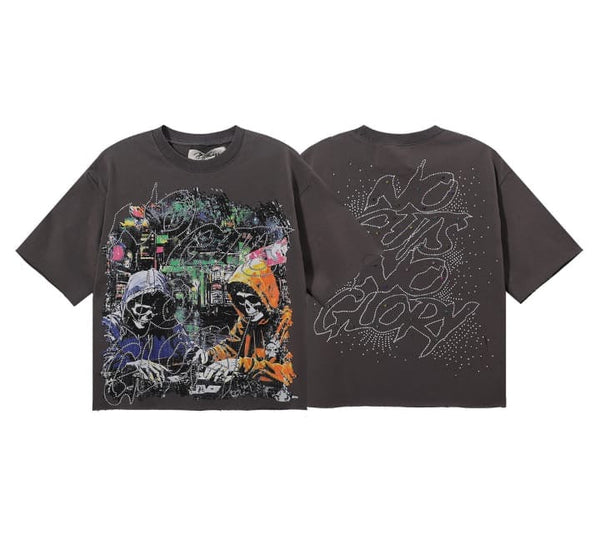 BKYS ROCK F-TERRY CROPPED T-SHIRT