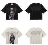 BKYS ROCK F-TERRY CROPPED T-SHIRT