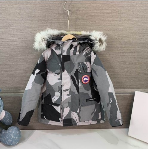 CANADA KID DOWN HOODIE COAT COMBO