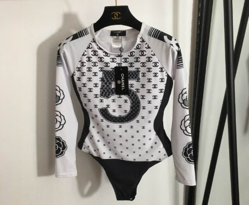 CHANEL NO. 5 LONG-SLEEVE  BODYSUIT