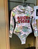 GUCCI TIGER LONG-SLEEVE BODYSUIT