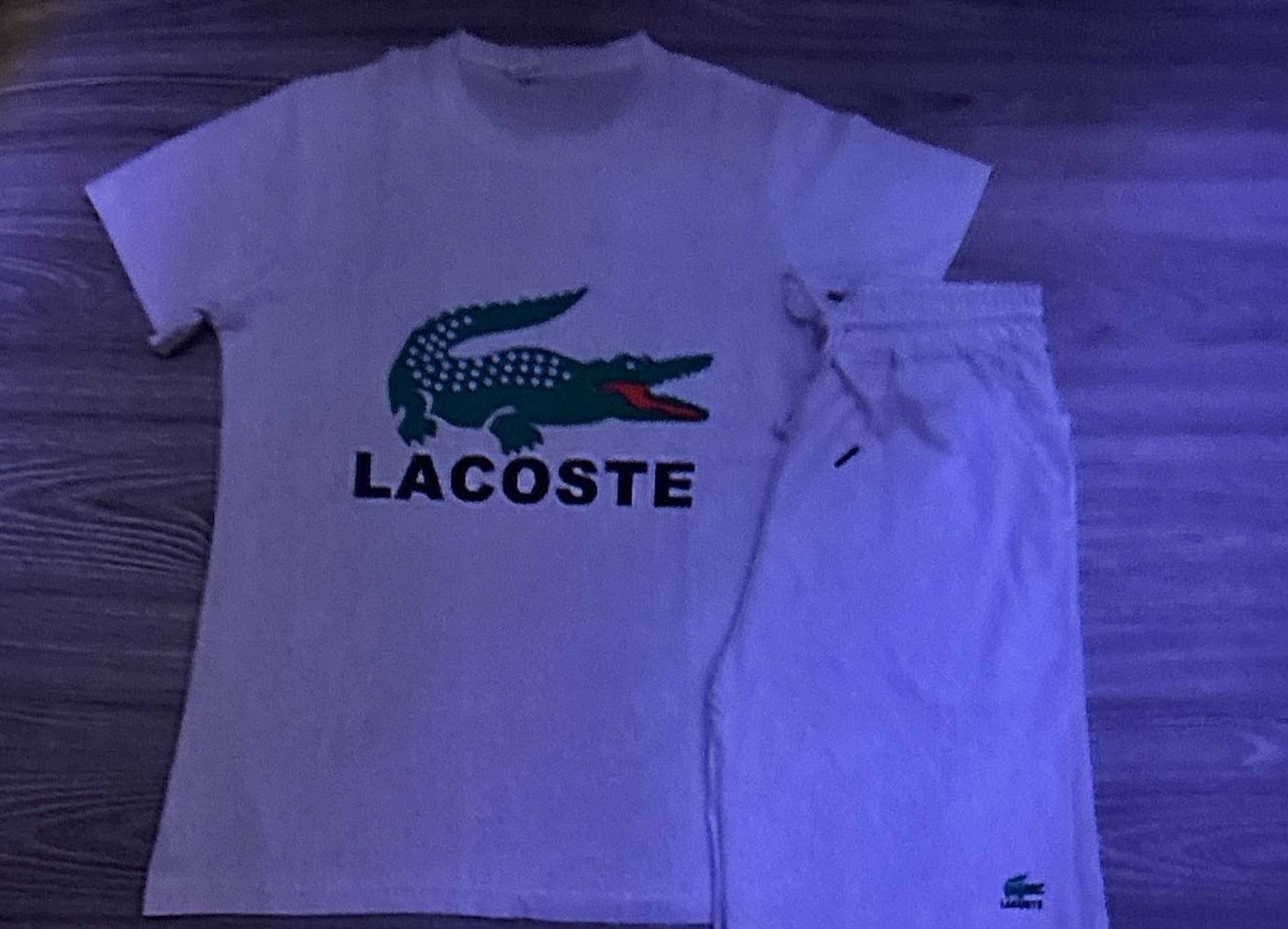 LACOSTE 2-PIECE MEN SHORT SET