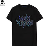 LOUIS VUITTON DAMIER CHECK LOGO T-SHIRT