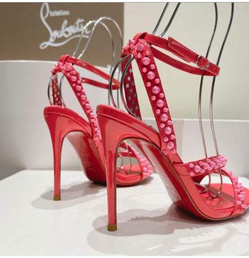 CHRISTIAN LOUBOUTIN SO ME ANKLE STRAP SANDLE
