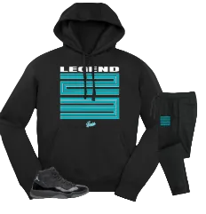 MEN'S HOODIE & AIR JORDAN 11 "GAMMA BLUE" SNEAKERS