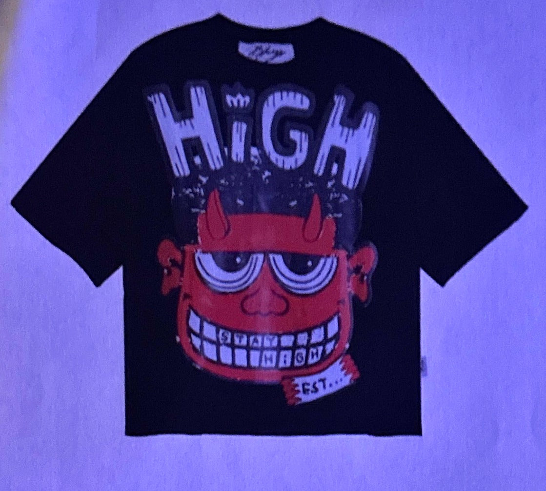 STAY HIGH CROPPED T-SHIRT