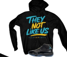 THEY NOT LIKE US SWEATSHIRT & JORDAN COMBO