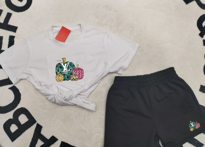 LOUIS VUITTON 2-PIECE SHORT SET