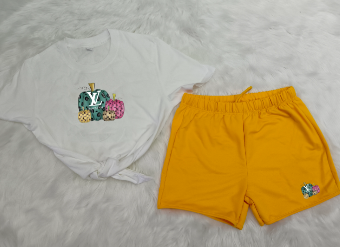 LOUIS VUITTON 2-PIECE SHORT SET