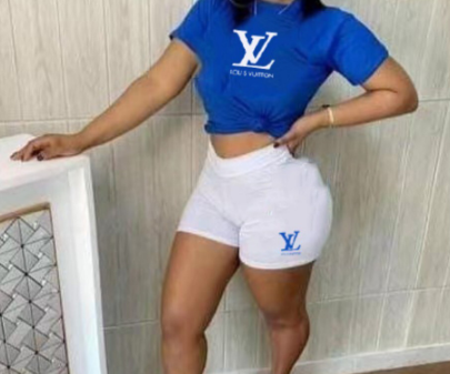 LOUIS VUITTON SHORT SET