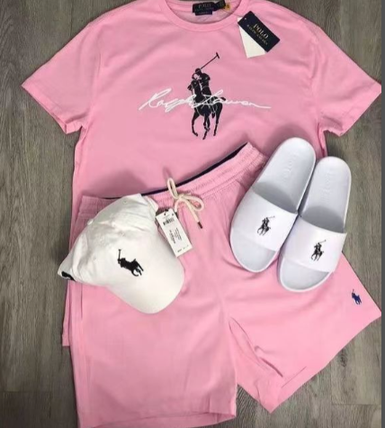 POLO MENS 2-PIECE SHORT SET