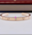 18K ROSE GOLD CARTIER LOVE RING WITH PAVE' DIAMONDS