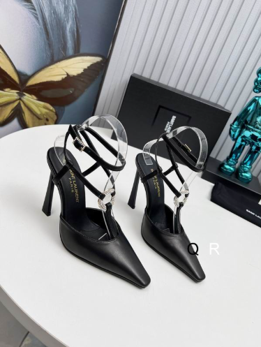 SERGIO ROSSI POINTED-TOE SLINGBACK HEEL
