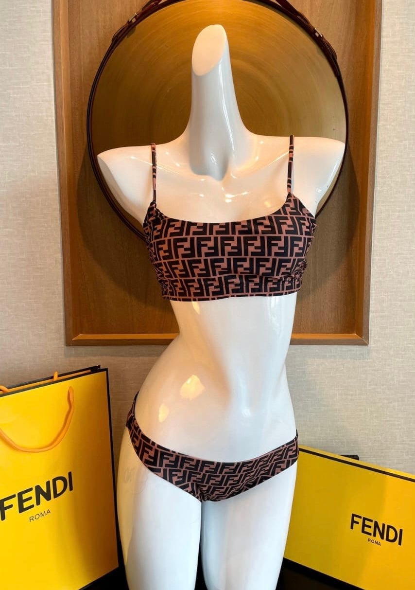FENDI ZUCCA PRINT BIKINI